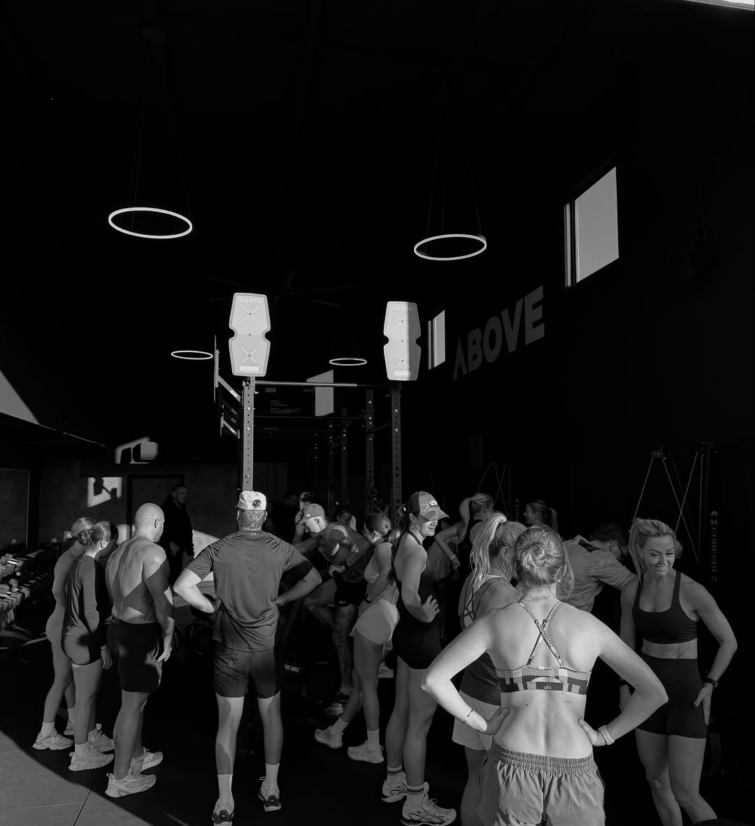 ABOVE members during an outdoor challenge